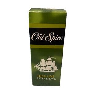 Old Spice Fresh Lime After Shave Splash Lotion 4 1/4 fl oz by Shulton 1988
